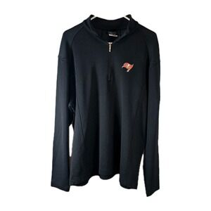 Nike Golf Therma-Fit 1/4 Zip Pullover Jacket Black Men's XL Tampa Bay EUC